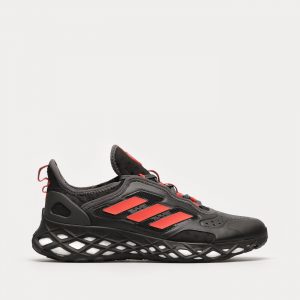 נעלי סניקרס אדידס לגברים Adidas WEB BOOST - שחור/אדום