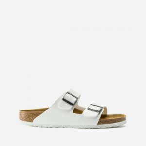 כפכפי בירקנשטוק לנשים Birkenstock Arizona - לבן/שעם