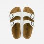 כפכפי בירקנשטוק לנשים Birkenstock Arizona - לבן/שעם
