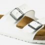 כפכפי בירקנשטוק לנשים Birkenstock Arizona - לבן/שעם