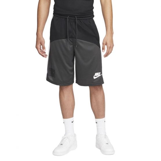 מכנס ברמודה נייק לגברים Nike DRI-FIT STARTING 5 - אפור/שחור