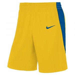 מכנס ברמודה נייק לגברים Nike TEAM BASKETBALL STOCK SHORT - צהוב/כחול