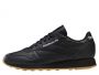 נעלי סניקרס ריבוק לגברים Reebok Classic Leather Cloud - שחור מלא