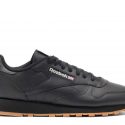 נעלי סניקרס ריבוק לגברים Reebok Classic Leather Cloud - שחור מלא