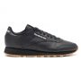 נעלי סניקרס ריבוק לגברים Reebok Classic Leather Cloud - שחור מלא