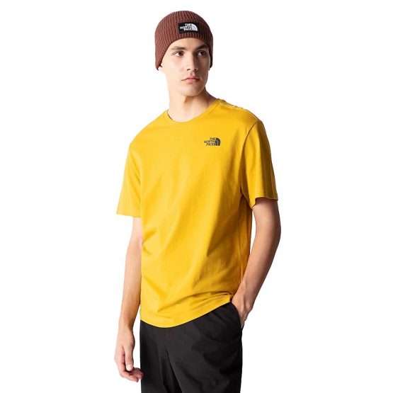 חולצת טי שירט דה נורת פיס לגברים The North Face BOX TEE - צהוב