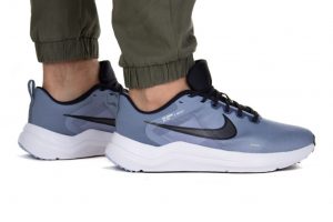 נעלי ריצה נייק לגברים Nike DOWNSHIFTER 12 - תכלת/לבן
