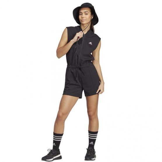 שמלה קצרה אדידס לנשים Adidas Bluv Q2 Romper - שחור