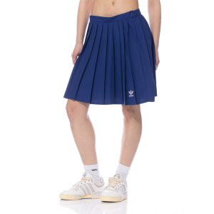 חצאית מיני אדידס לנשים Adidas Originals Pleated Skirt - כחול