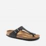 כפכפי בירקנשטוק לנשים Birkenstock Gizeh BS - שחור/כסף