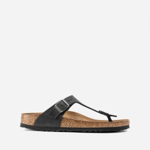 כפכפי בירקנשטוק לנשים Birkenstock Gizeh BS - שחור/כסף