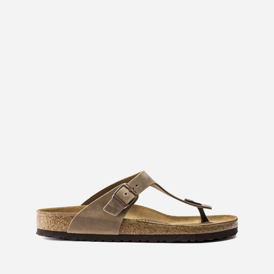 כפכפי בירקנשטוק לנשים Birkenstock Gizeh BS - חאקי