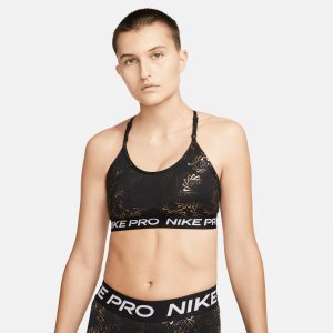 טופ וחולצת קרופ נייק לנשים Nike Pro Indy - שחור