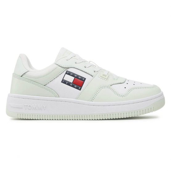 נעלי סניקרס טומי הילפיגר לנשים Tommy Hilfiger Retro Basket - מנטה