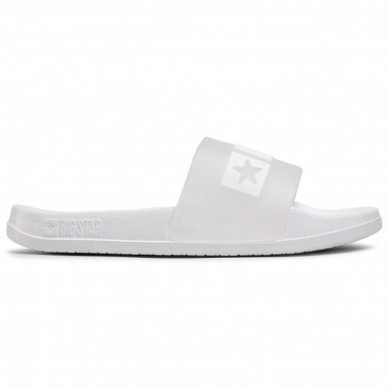 כפכפי ביג סטאר לנשים Big Star Flip flops with logo - לבן