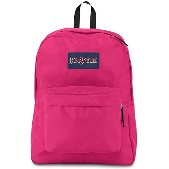 תיק גנספורט לגברים JANSPORT SUPERBREAK - ורוד כהה