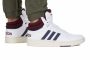 נעלי סניקרס אדידס לגברים Adidas  Hoops 3.0 Mid - לבן/בורדו