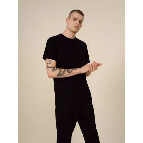 חולצת טי שירט פור אף לגברים 4F CLASSIC T-SHIRT - שחור