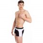 בגד ים Aqua-Speed לגברים Aqua-Speed GRANT - שחור/לבן