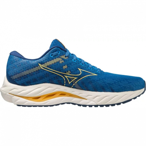 נעלי ריצה מיזונו לגברים Mizuno Wave Inspire 19 - כחול/לבן