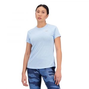 חולצת טי שירט ניו באלאנס לנשים New Balance Impact Run Short Sleeve - תכלת
