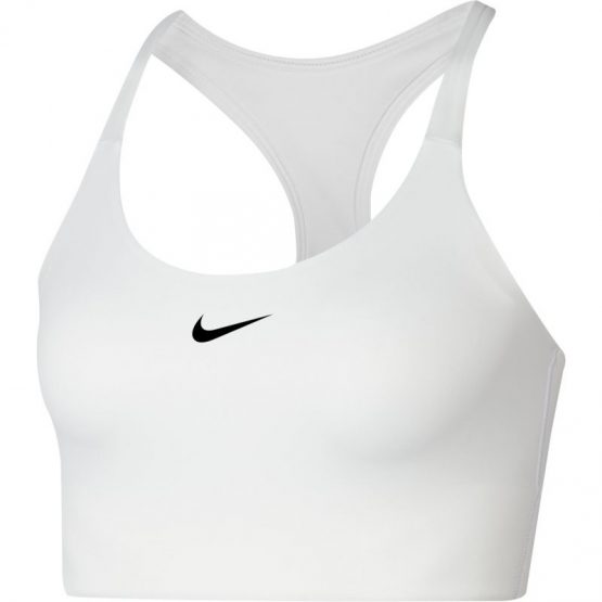 טופ וחולצת קרופ נייק לנשים Nike Swoosh Bra - לבן