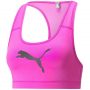 טופ וחולצת קרופ פומה לנשים PUMA Top with logo - ורוד