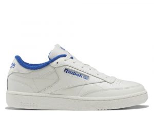 נעלי סניקרס ריבוק לגברים Reebok Club C 85 - כחול כההלבן