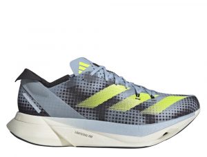 נעלי ריצה אדידס לגברים Adidas Adizero Adios Pro 3 - אפור/צהוב