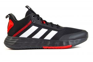 נעלי סניקרס אדידס לגברים Adidas OWNTHEGAME 2 - שחורלבןאדום
