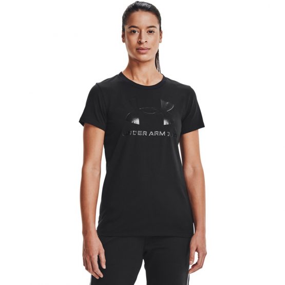 חולצת טי שירט אנדר ארמור לנשים Under Armour T-Shirt Live Sportstyle Graphic - שחור