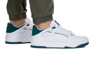 נעלי סניקרס פומה לגברים PUMA Slipstream - לבן/ירוק