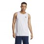 גופיה קצרה אדידס לגברים Adidas Originals ESSENTIALS TANK BLACK - לבן