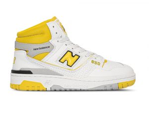 נעלי סניקרס ניו באלאנס לגברים New Balance 650 - לבן/צהוב
