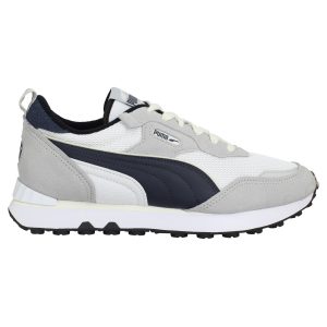 נעלי סניקרס פומה לגברים PUMA RIDER FV RETRO REWIND - שחור/לבן
