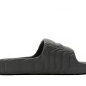 כפכפי אדידס לגברים Adidas Adilette 22 - אפור כהה