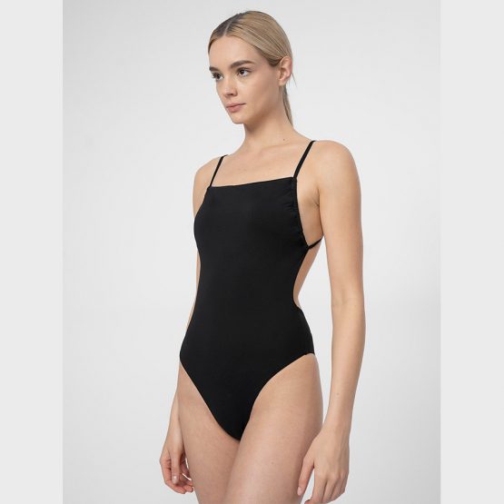 בגד ים פור אף לנשים 4F Swimsuit - שחור מלא