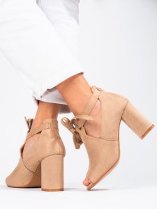 נעלי עקב גבוהות Potocki לנשים Potocki High heel - חום חמרה