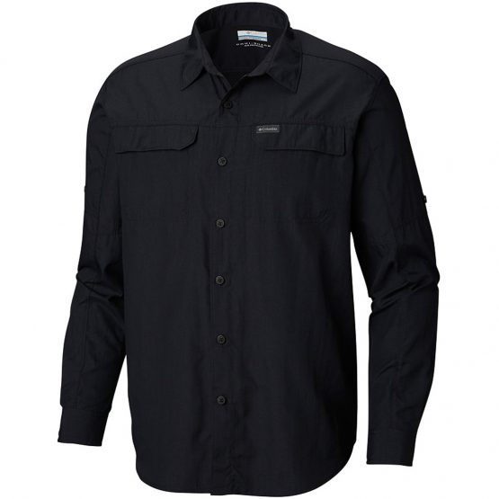 חולצת פולו קולומביה לגברים Columbia SILVER RIDGE 2.0 - שחור