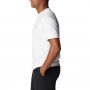 חולצת טי שירט קולומביה לגברים Columbia  Tech Trail Graphic Tee - לבן