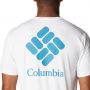 חולצת טי שירט קולומביה לגברים Columbia  Tech Trail Graphic Tee - לבן