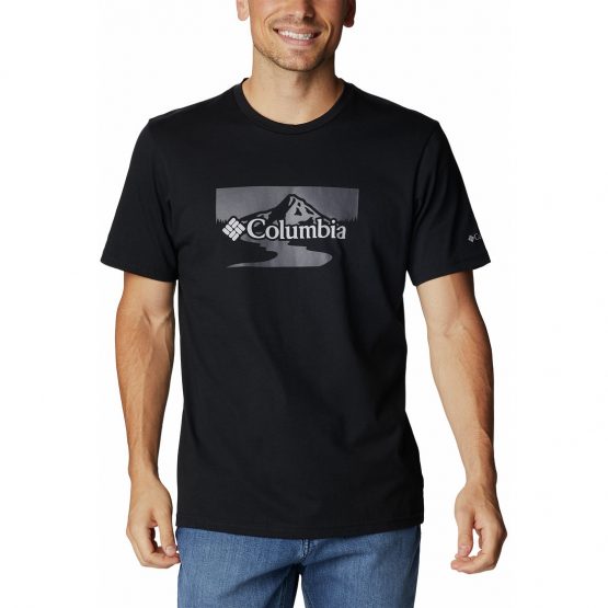 חולצת טי שירט קולומביה לגברים Columbia PATH LAKE GRAPHIC T - שחור