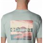 חולצת טי שירט קולומביה לגברים Columbia RAPID RIDGE BACK GRAPHIC T - תכלת