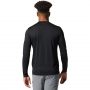 חולצת טי שירט ארוכות Mountain Hardwear לגברים Mountain Hardwear WICKED TECH LONG SLEEVE - שחור