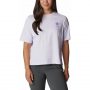 חולצת טי שירט קולומביה לנשים Columbia NORTH CASCADES RELAXED TEE - סגול בהיר