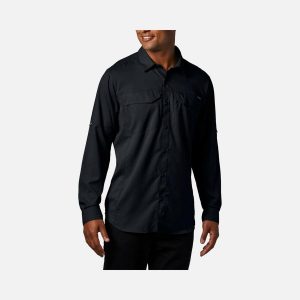 חולצת פולו קולומביה לגברים Columbia SILVER RIDGE 2.0 - שחור