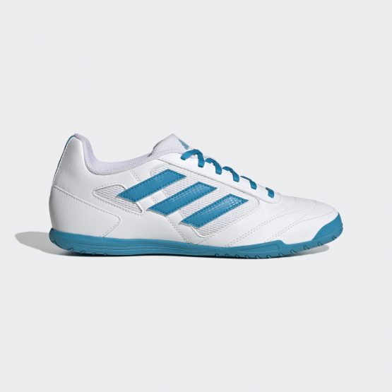 נעלי סניקרס אדידס לגברים Adidas Super Sala 2 - לבן/תכלת