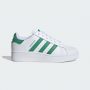 נעלי סניקרס אדידס לנשים Adidas Superstar - לבן/ירוק