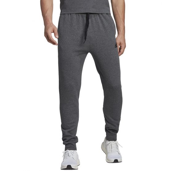 מכנסיים ארוכים אדידס לגברים Adidas ESSENTIALS FLEECE - אפור