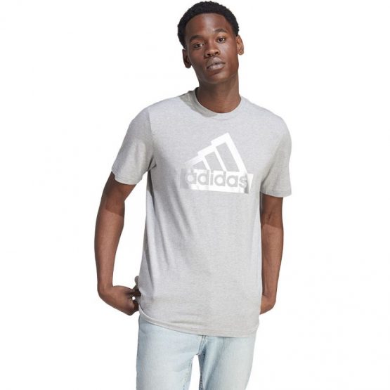 חולצת טי שירט אדידס לגברים Adidas FI MET Tee - אפור בהיר+